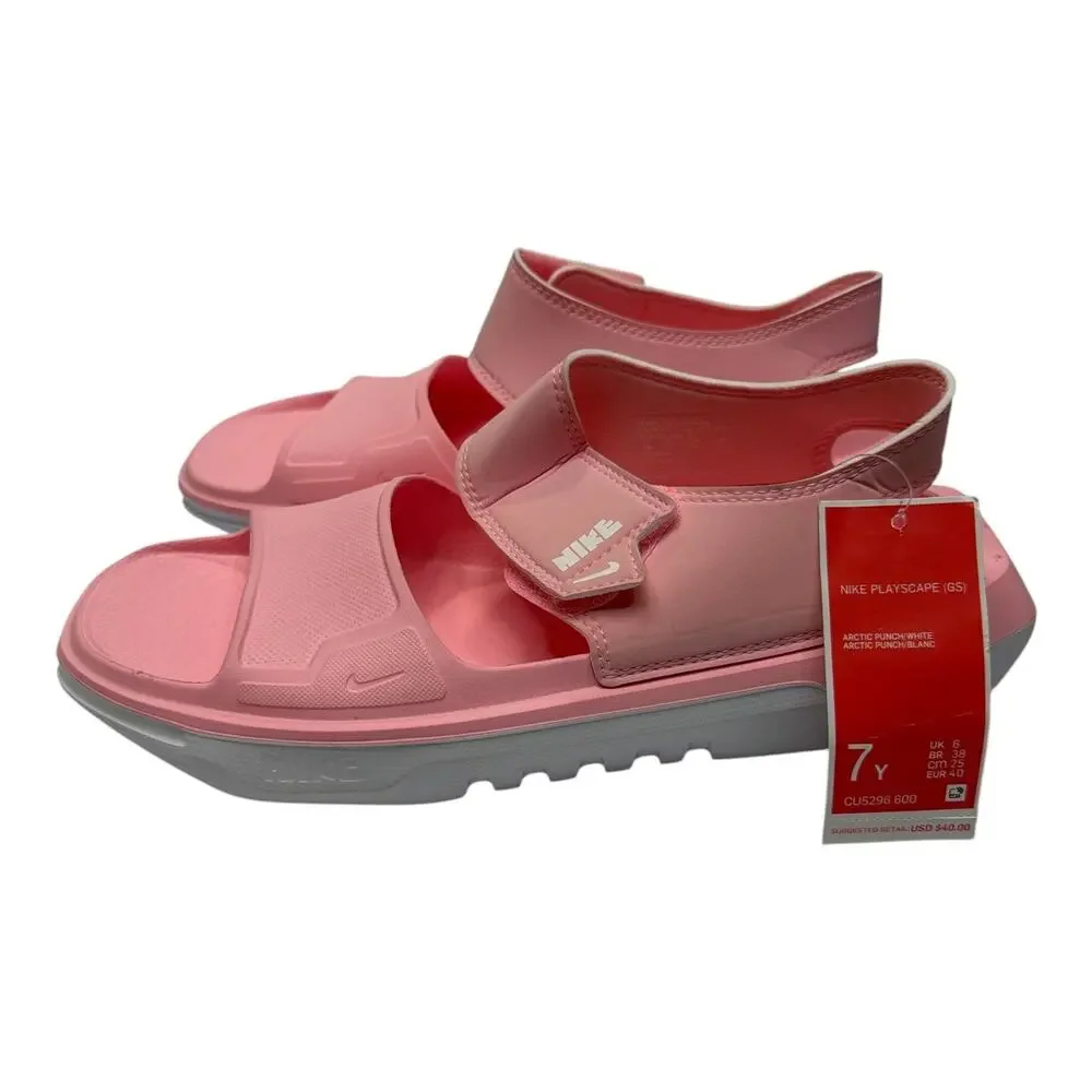 Youth Nike Sandals 7Y Playscape GS Artic Punch Pink Women 8.5